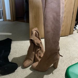 Over the knee Steve Madden boots